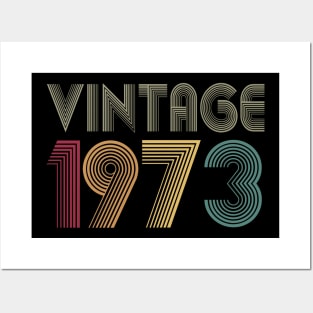 47th Birthday 1973 Gift Vintage Classic Posters and Art